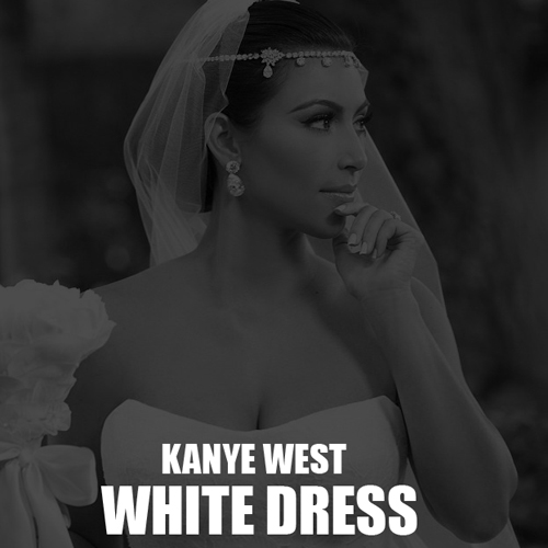 Kanye West White Dress1
