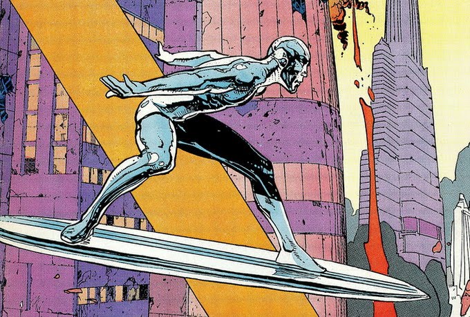 Silver Surfer Moebius Marvel Age 71 detail