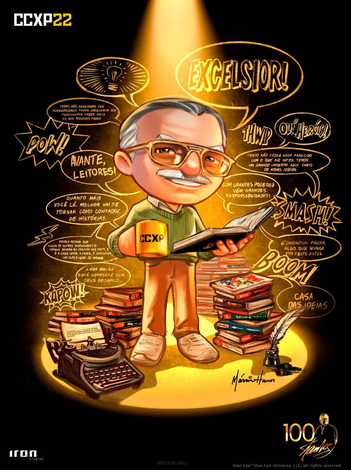 Stan Lee Ilustra Pôster Oficial Da CCXP 2022 - Revista O Grito ...