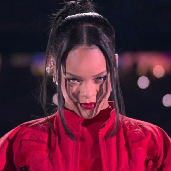 rihanna super bowl show gravida foto reproducao redetv fixed large