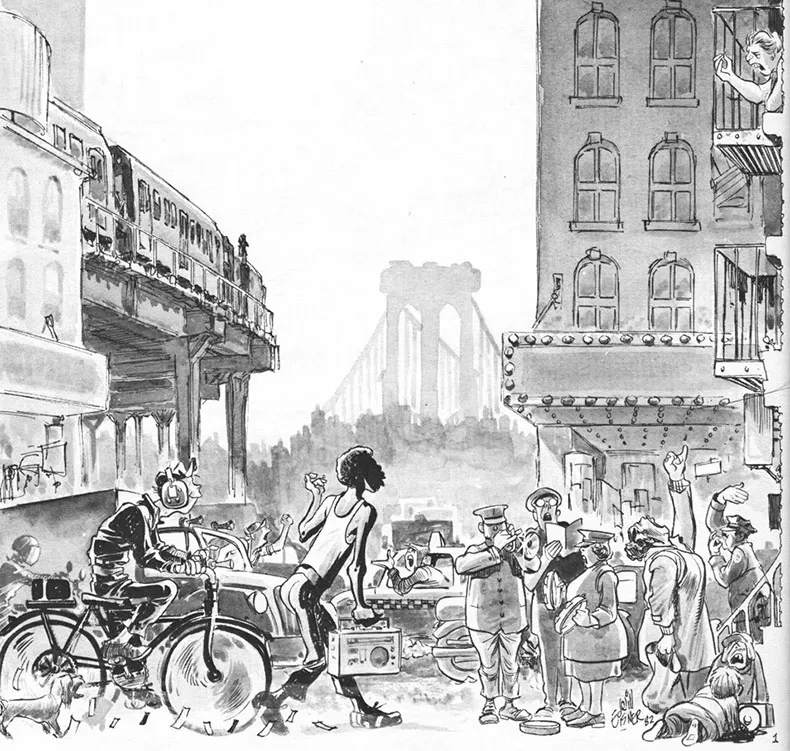 Will Eisner New York The Big City comic 48