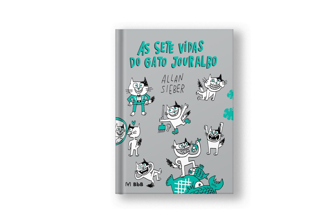 Capa As Sete Vidas do Gato Jouralbo Allan Sieber