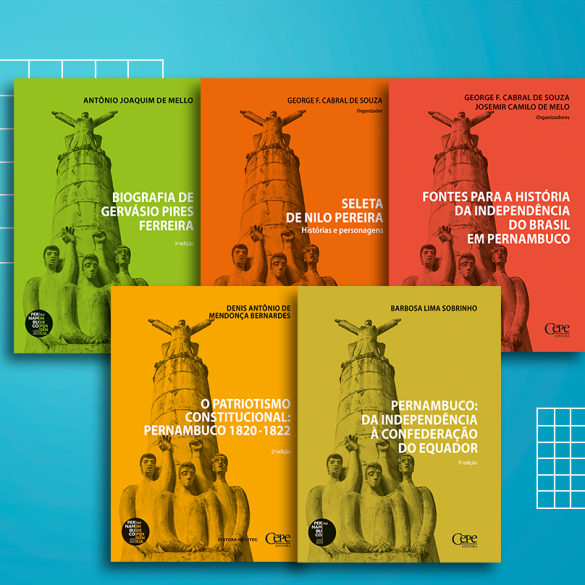 Arte Livros da colecao Pernambuco na Independencia