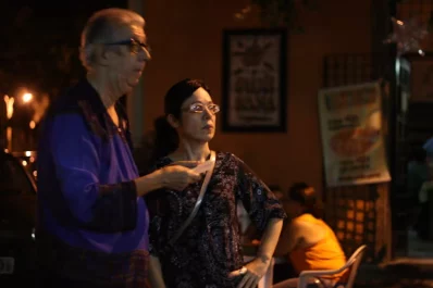 11 Luci Alcantara e Jomard Muniz de Britto making of JMB O FAMIGERADO 820x547 1